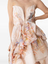 Zimmermann Illuminate Draped Short Dress