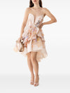Zimmermann Illuminate Draped Short Dress