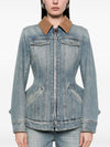 Alexander McQueen Coats Clear Blue