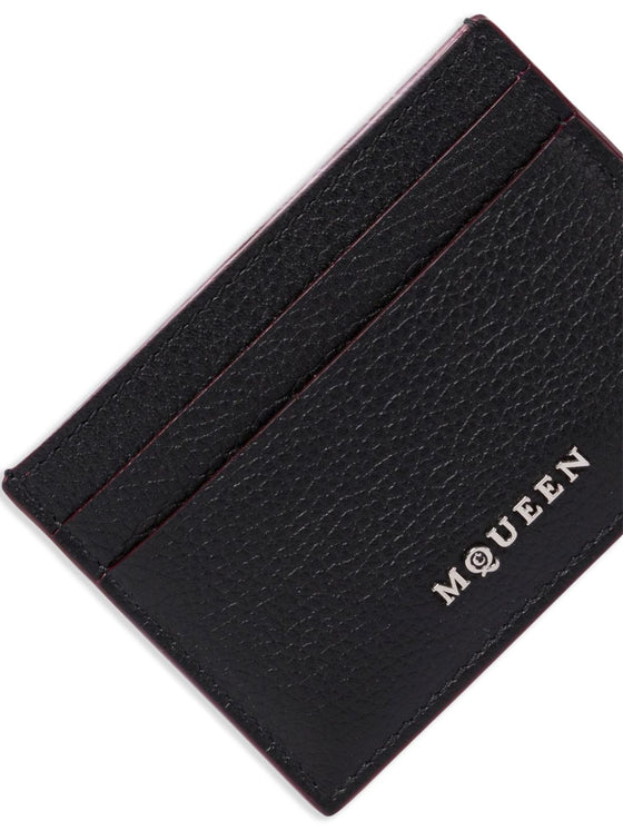 Alexander McQueen leather card case