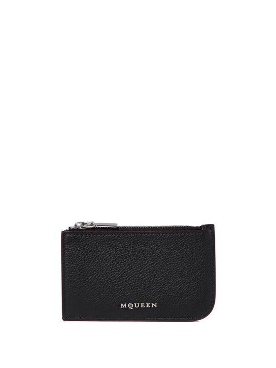 Alexander McQueen leather card case