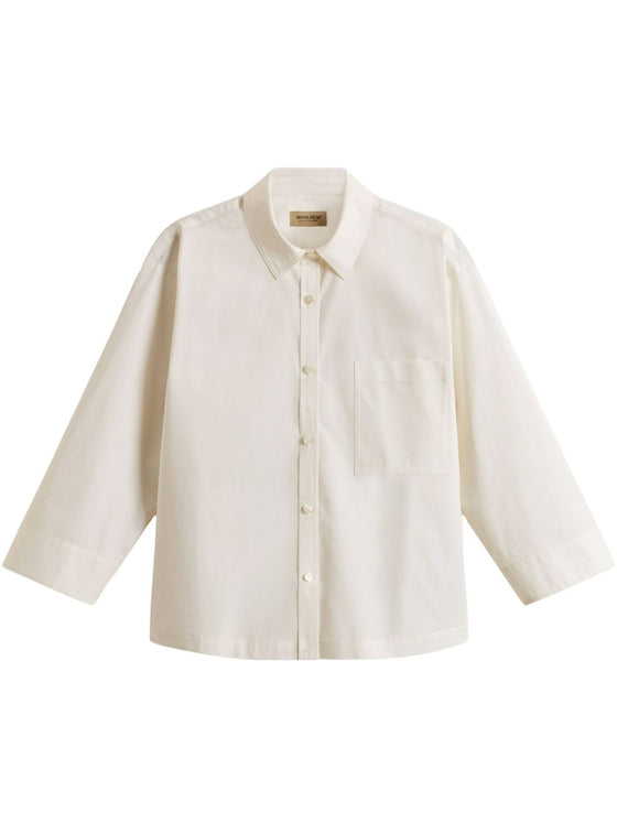 Woolrich Pure cotton poplin shirt