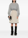 Alexander McQueen Crop sweatshirt with logo