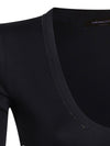 Fabiana Filippi beaded-trim ribbed-knit Top