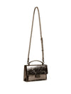 Golden Goose Venezia Bag in anthracite grey laminated leather with black details