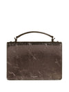 Golden Goose Venezia Bag in anthracite grey laminated leather with black details