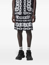 Versace Medusa Chains Silk Shorts