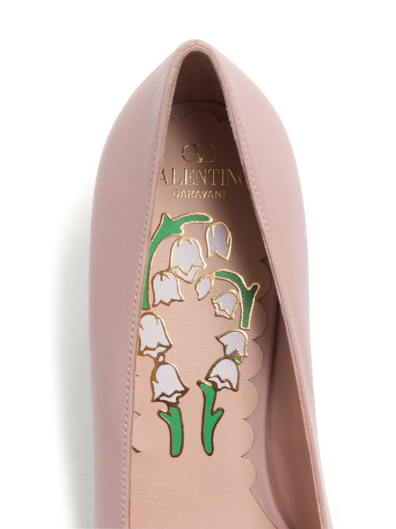 Valentino Garavani Bowow Décolleté In Kid 45mm