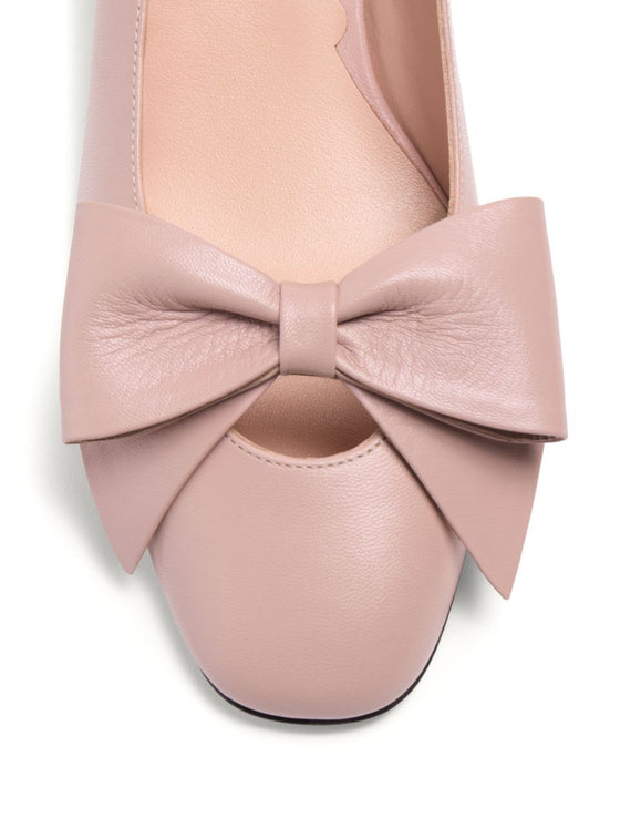 Valentino Garavani Bowow Décolleté In Kid 45mm