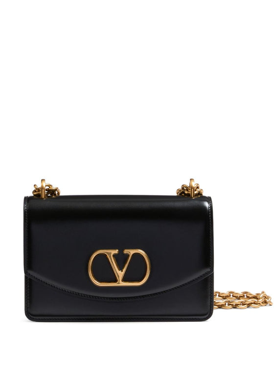 Valentino Garavani Vain Small Shoulder Bag In Shiny Calfskin