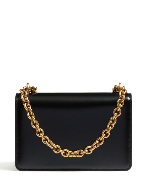 Valentino Garavani Vain Small Shoulder Bag In Shiny Calfskin