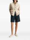 Woolrich Garment-Dyed Pure Cotton Overshirt beige