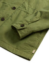 Woolrich Garment-Dyed Pure Cotton Overshirt green