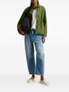 Woolrich Garment-Dyed Pure Cotton Overshirt green