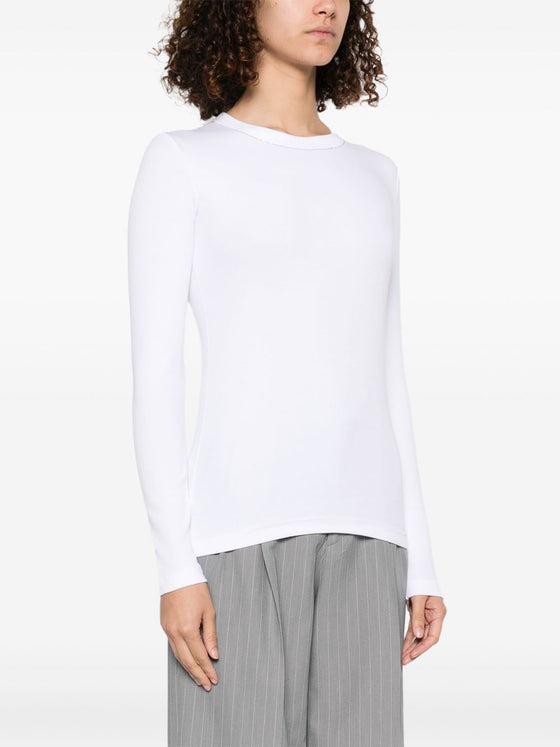 Fabiana Filippi T-shirt With Diamond Thread Detail