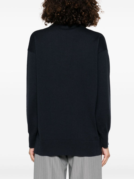 Fabiana Filippi Wool and cotton blend polo shirt