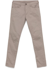  Emporio Armani slim jeans with logo plaque