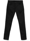Emporio Armani Slim jeans with logo plaque