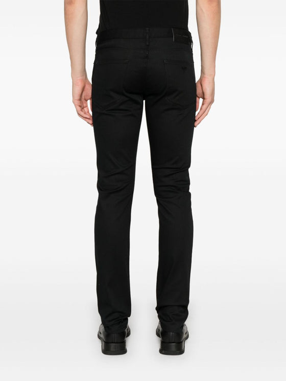Emporio Armani Slim jeans with logo plaque