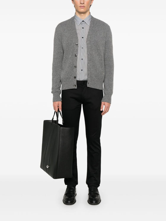Emporio Armani Slim jeans with logo plaque