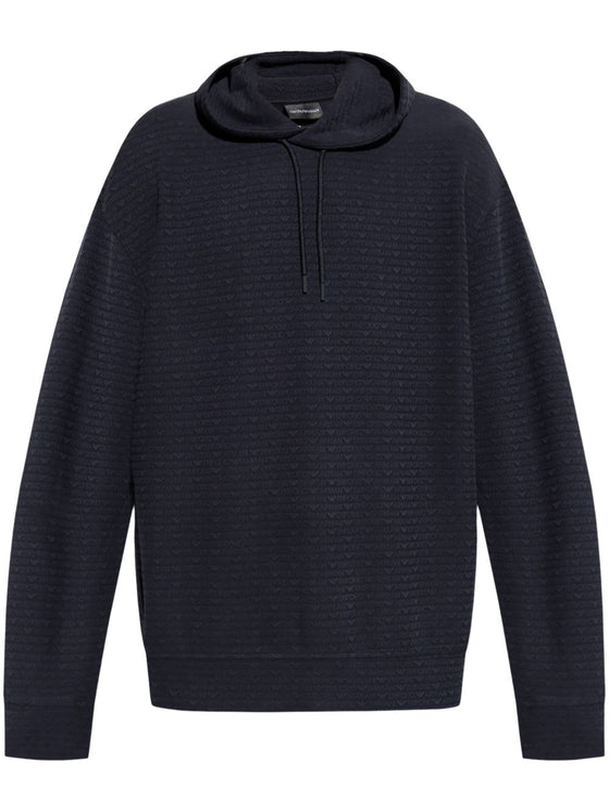 Emporio Armani All-over Logo hoodie