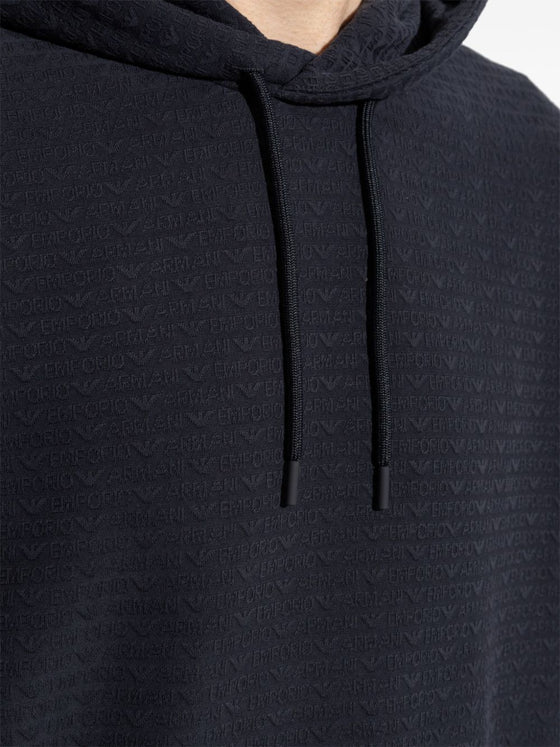 Emporio Armani All-over Logo hoodie