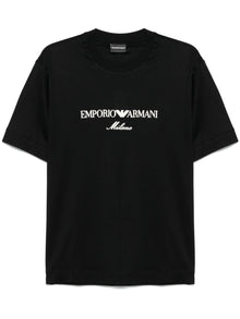  Emporio Armani ASV logo embroidery T-shirt