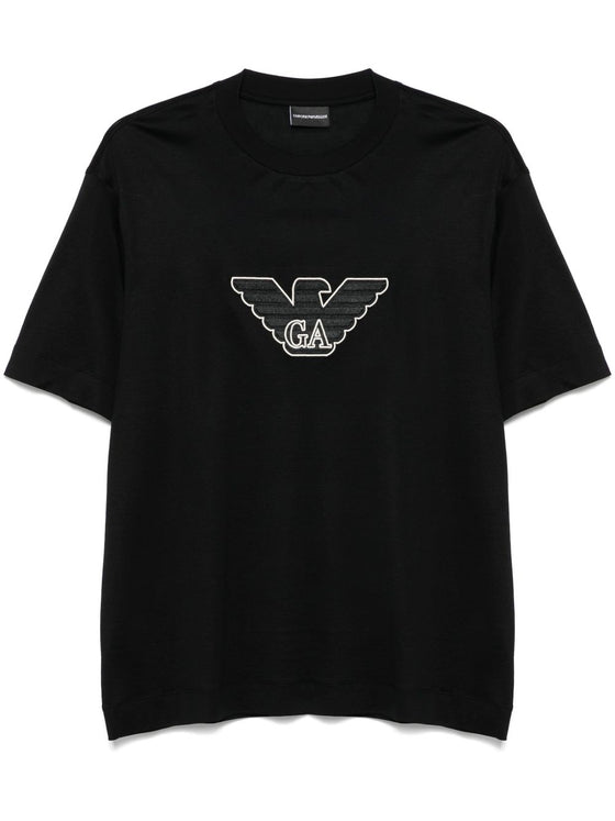 Emporio Armani Embroidered Logo T-Shirt