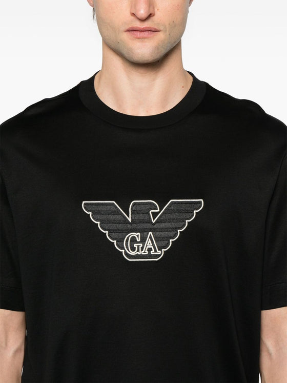 Emporio Armani Embroidered Logo T-Shirt