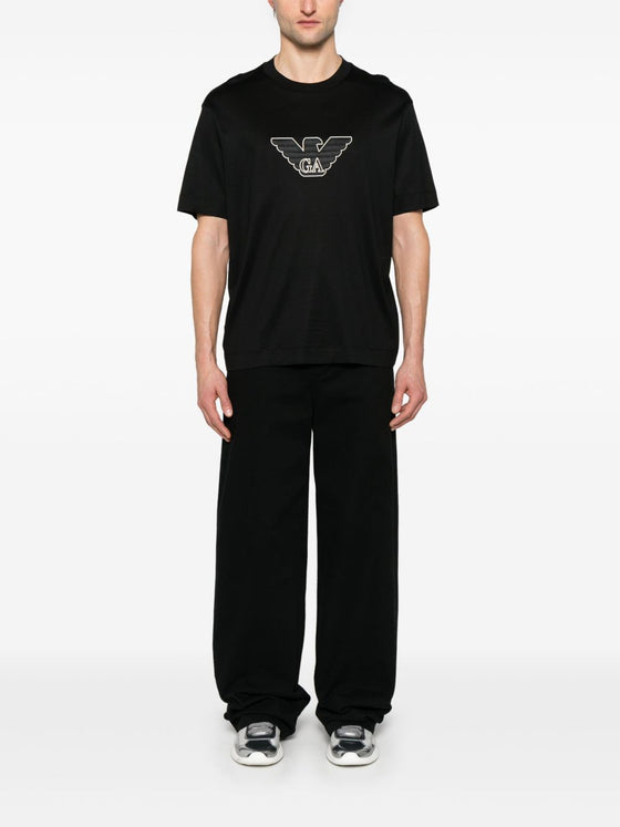 Emporio Armani Embroidered Logo T-Shirt