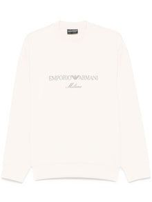  Emporio Armani Double jersey sweatshirt with ASV logo embroidery