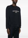 Emporio Armani ASV Double-jersey sweatshirt with logo embroidery