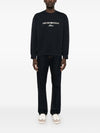 Emporio Armani ASV Double-jersey sweatshirt with logo embroidery