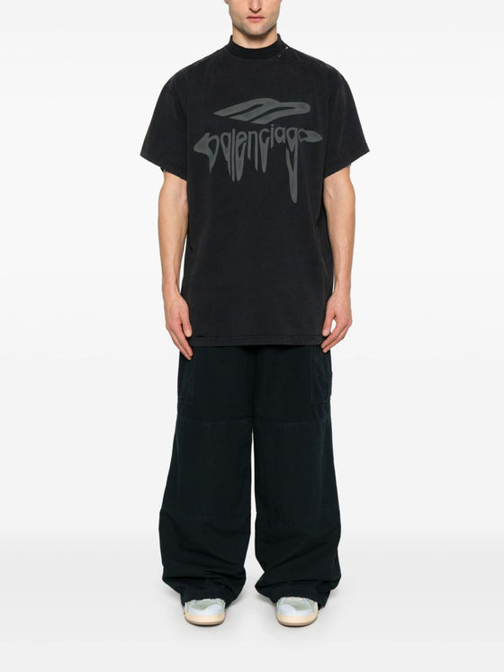 Balenciaga T-shirts and Polos Black