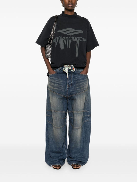 Balenciaga T-shirts and Polos Black
