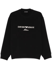  Emporio Armani ASV Double-jersey sweatshirt with logo embroidery