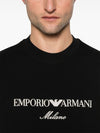 Emporio Armani ASV Double-jersey sweatshirt with logo embroidery
