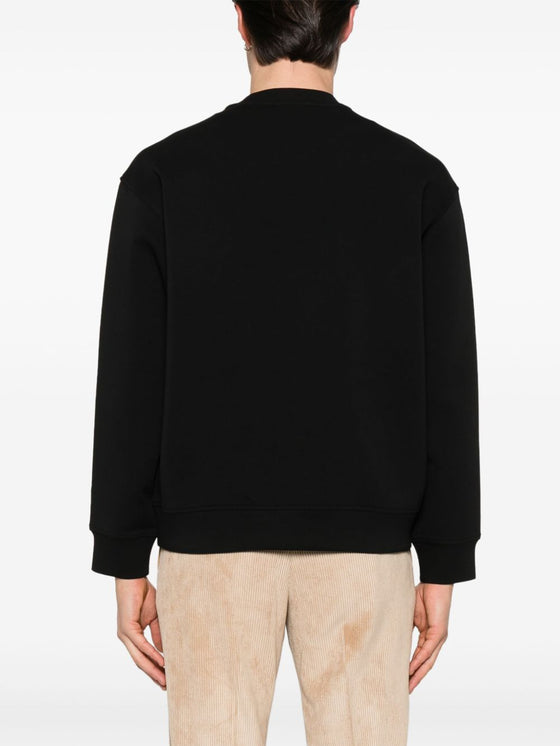 Emporio Armani ASV Double-jersey sweatshirt with logo embroidery