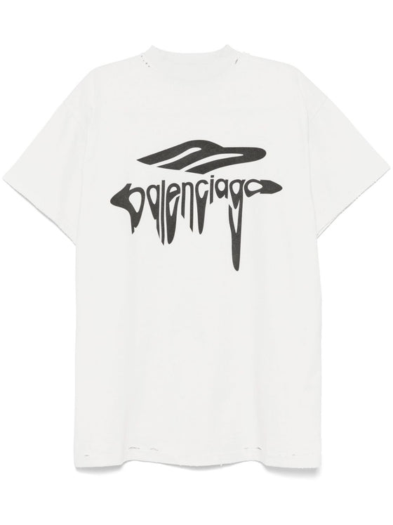 Balenciaga T-shirts and Polos White