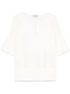 Alberto Biani Blouse with teardrop opening