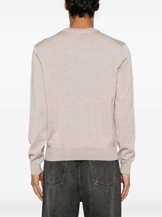 Maison Kitsune Fox motif sweater