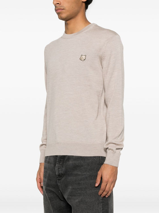 Maison Kitsune Fox motif sweater