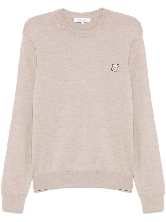 Maison Kitsune Fox motif sweater