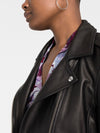 Iro Biker jacket with peak lapels