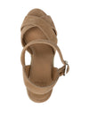 Castañer Blaudell suede wedge sandals