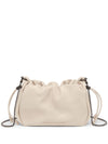 Brunello Cucinelli Bucket Mellow mini bag in Soft leather with Precious Chain