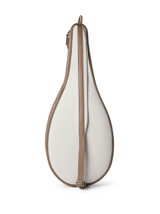Brunello Cucinelli Canvas racket holder with logo