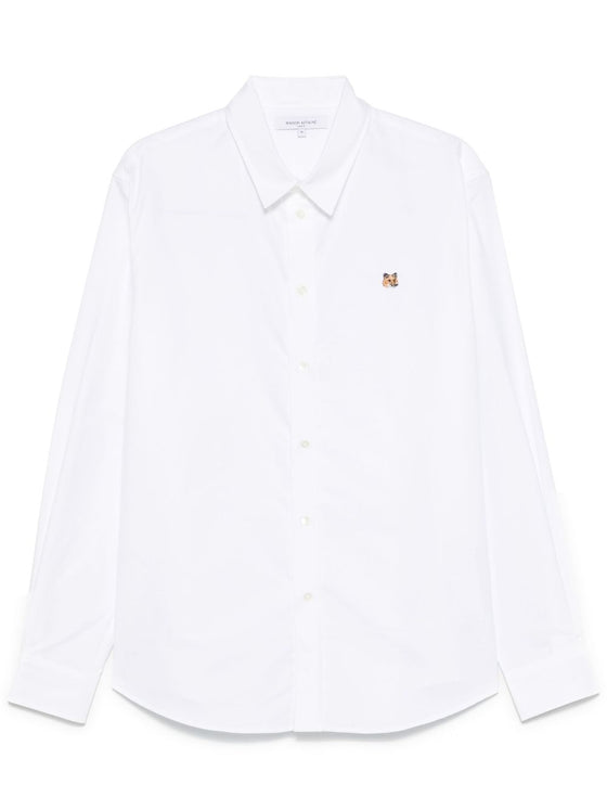 Maison Kitsune classic shirt wth fox head logo