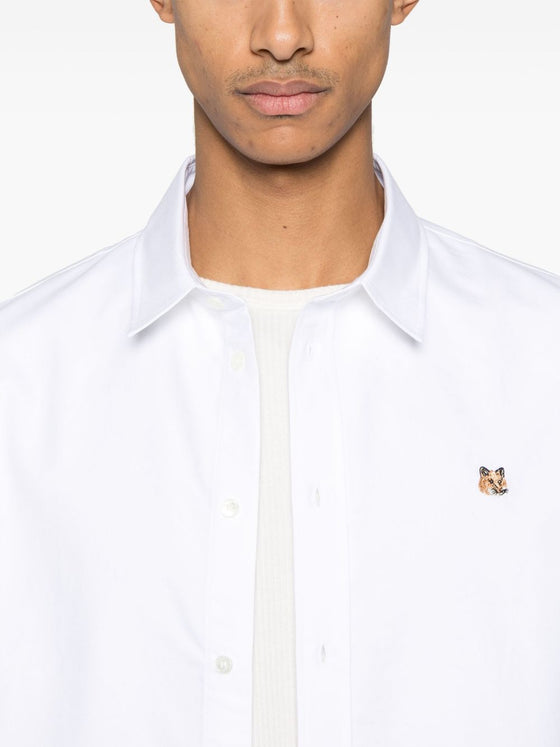 Maison Kitsune classic shirt wth fox head logo