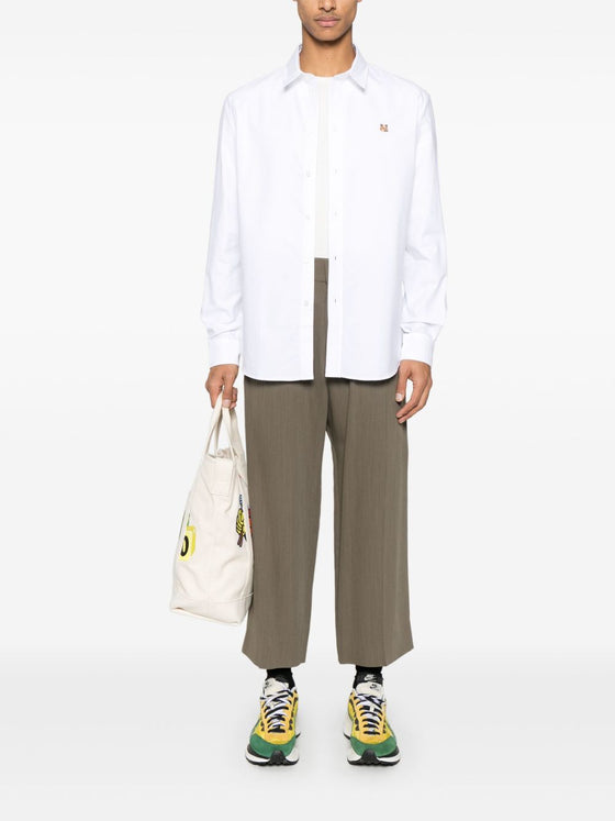 Maison Kitsune classic shirt wth fox head logo